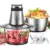 Koios 500W Electric Food Chopper with 2 Bowls – $26.99