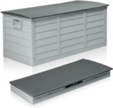Ktaxon 80-Gallon Outdoor Garden Storage Deck Box for $37.99