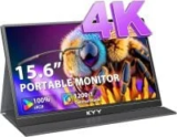 KYY K5 15.6″ 4K Portable Monitor with Smart Cover and Speakers for $199.99