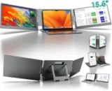 KYY X90 15.6″ 1080p IPS USB-C Dual Portable Monitor Laptop Extender – $216.58