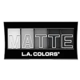 L.A. COLORS 5-Color Matte Eyeshadow Palette – Black Lace for $3.50