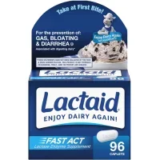 Lactaid Fast Act Lactose Intolerance Caplets (96-Count) for $9.87