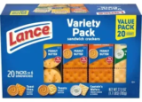 100-Pack Lance Sandwich Crackers for $21 with Free Shipping