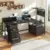 Lazmvlz 23.2″ x 63.8″ Gaming Desk with Storage Drawers & Pegboard for $149.99