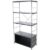 LeisureMod Brentwood 4-Shelf Etagere Bookcase for $89.99