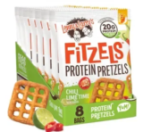 8-Pack Lenny & Larry’s Fitzels Protein Pretzels (Chili Lime Time) for $7.67