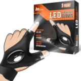 Lenski Battery Powered LED Flashlight Gloves for $5.49