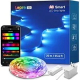 Lepro SE1 AI 65.6ft Smart RGB LED Strip Lights for $17.13