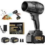 Leucher Cordless Leaf Blower with 21V Batteries for $25.96