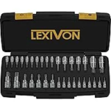 LEXIVON 34-Piece Master TORX Bit Socket Set for $35.97