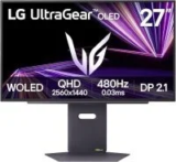 LG 27″ Ultragear OLED Gaming Monitor – 2560×1440, 480Hz for $547.54