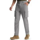 Libin Men’s Water Resistant Quick Dry Stretch Hiking Pants for $16.49