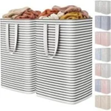 Lifewit 80L Collapsible Laundry Basket (2-Pack) – $6.99