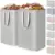 Lifewit 2 Pack 80L Laundry Basket with Code GT9UKNMX – $6.99 ($19.99 Value)