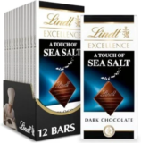 12-Pack Lindt EXCELLENCE Sea Salt Dark Chocolate Bars for $23.19