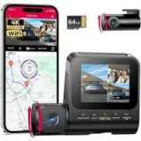 Lingdu V630 3-Channel 4K Front and Rear Dash Cam with 64GB Card for $69.99