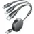 Lisen 3-in-1 Retractable 3.67ft USB Cable for $5.99