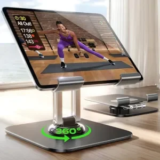 Lisen Adjustable Rotating iPad Tablet Stand Holder for $9.49