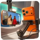 Lisen Airplane Phone Holder Mount with LED Light for $7.99