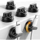 6-Pack Lisen Magnetic Rotatable Charging Cord Holders – $6.29 ($11.98 Original Price)