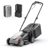 Litheli 14 Inch Cordless Lawn Mower with 5.0Ah Battery – $99.99