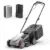 Litheli 14 Inch Cordless Lawn Mower with 5.0Ah Battery – $99.99