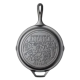 Lodge 10.25″ Cast Iron Skillet with Teardrop Handle for $24