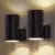 2-Pack LOHAS Vintage Style LED Night Lights – Black Cylindrical Frame, $6.99 ($27.99 Original)
