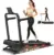 Lontek 43″ High Armrest Auto Incline Walking Pad Treadmill for $169.99