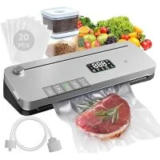 LSA Apparel 75KPA Food Vacuum Sealer Machine with 20 Bags for $19.99