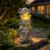 Lyeasw Solar Elephant Garden Statue with Lighted Welcome Sign for $12.99
