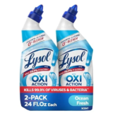 2-Pack Lysol Toilet Bowl Cleaner Gel (24-Oz each) – Ocean Fresh for $3.72