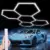 LZHome 64500lm 5000K LED Hexagon Garage Lights (25-Pack) for $47.76