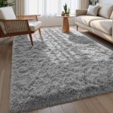 Macgace Super Soft Fluffy Area Rug 4’x6′ for $8.99
