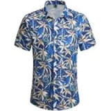 Magnivit Men’s Casual Short Sleeve Hawaiian Shirt for $9.99
