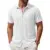 Magnivit Men’s Casual Textured Button Down Short Sleeve Shirt for $8.99