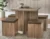Mainstays 5-Piece Dexter Dining Set with Storage Ottoman for $72