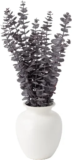 23″ Mainstays Artificial Purple Eucalyptus in White Ceramic Vase for $3.84