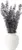 23″ Mainstays Artificial Purple Eucalyptus in White Ceramic Vase for $3.84