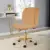 Mainstays Plush Velvet Office Chair in Dusty Gold – Now Only $49.00