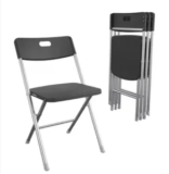 4-Pack Mainstays Resin Folding Chairs for $40