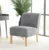 Mainstays Slipper Accent Chair in Gray for $42
