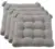 Set of 4 Mainstays Textured Chair Seat Cushions for $16