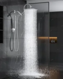 Makefit 10″ Rainfall Showerhead System with 71″ Hose for $28.49