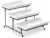 MALACASA 12″ 3-Tier Porcelain Serving Trays & Stand for $19