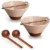 MALACASA 42oz Ceramic Ramen Bowl Set with Spoon and Chopsticks for $17.54