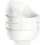 Malacasa White Porcelain Soup Bowls 4-Pack for $10.41