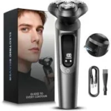 Malegebaz 3D Flex Blade IPX8 Waterproof Electric Razor with Pop-up Trimmer – $9.99