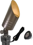 MALORY Brass 12V AC/DC Low Voltage LED Landscape Spotlight $14