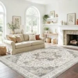 Marsail 5’x7′ Machine Washable Area Rug – $19.99 ($20 Off)